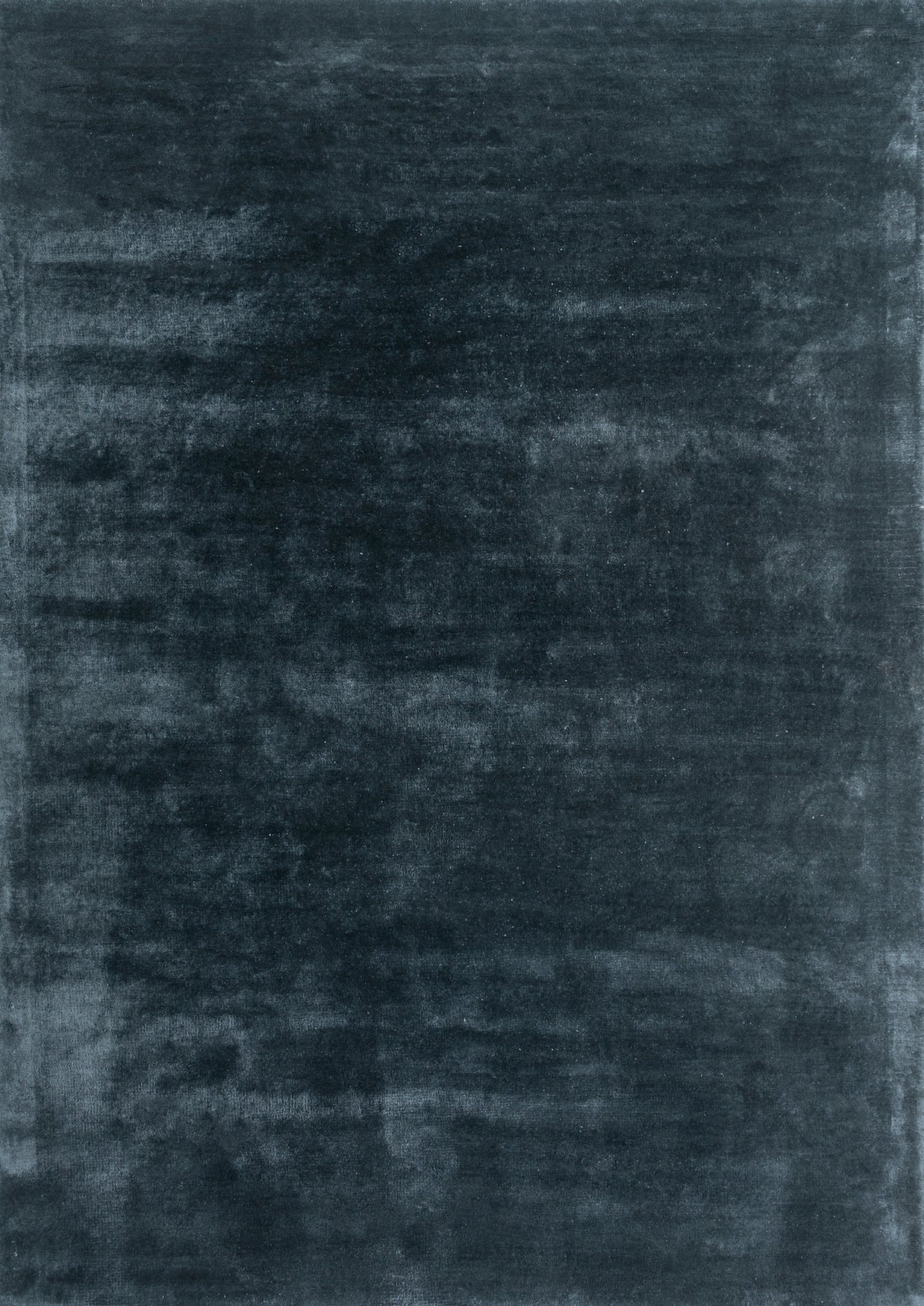 Carpet For Living room 4X6 Feet Blue Viscose Rectangle Solid Rug