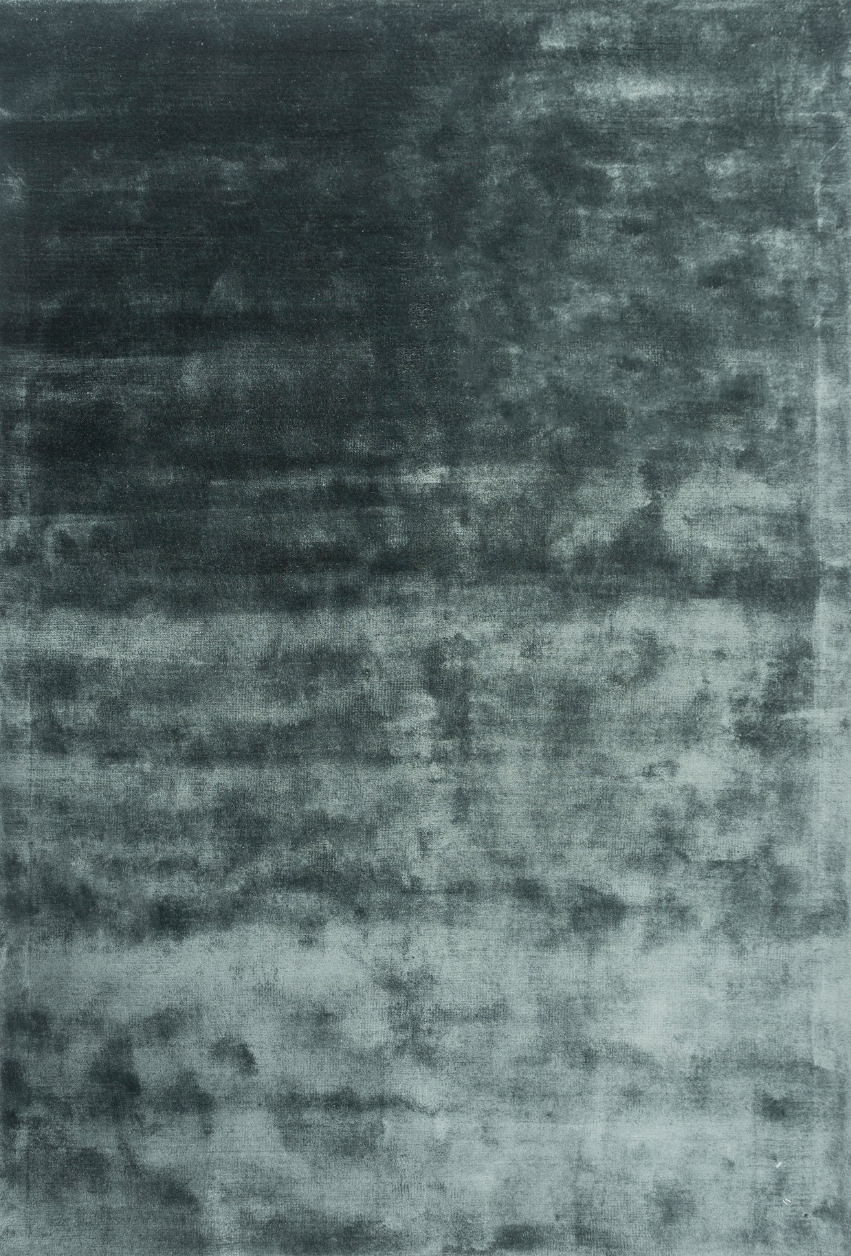 Carpet For Living room 4X6 Feet Blue Viscose Rectangle Solid Rug