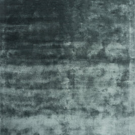 Carpet For Living room 4X6 Feet Blue Viscose Rectangle Solid Rug