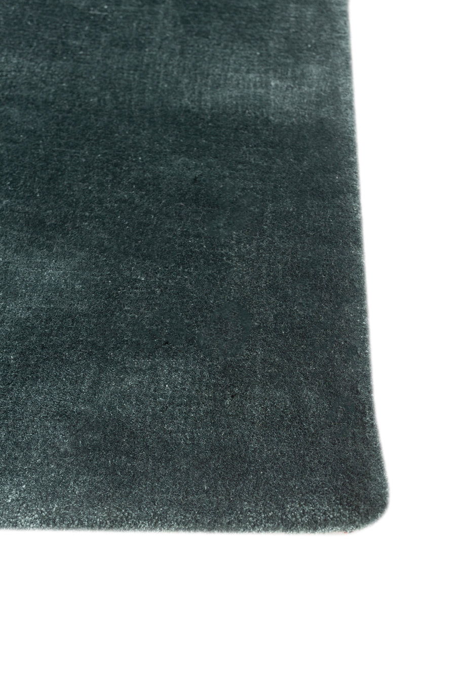 Carpet For Living room 4X6 Feet Blue Viscose Rectangle Solid Rug - I MEAN DESIGN