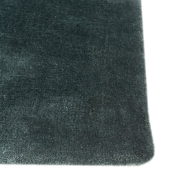 Carpet For Living room 4X6 Feet Blue Viscose Rectangle Solid Rug