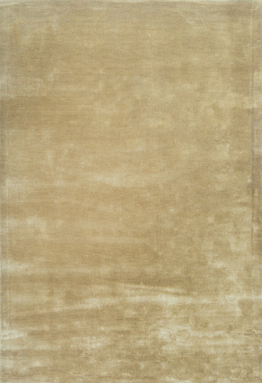 Carpet For Living room 4X6 Feet Green Viscose Rectangle Solid Rug