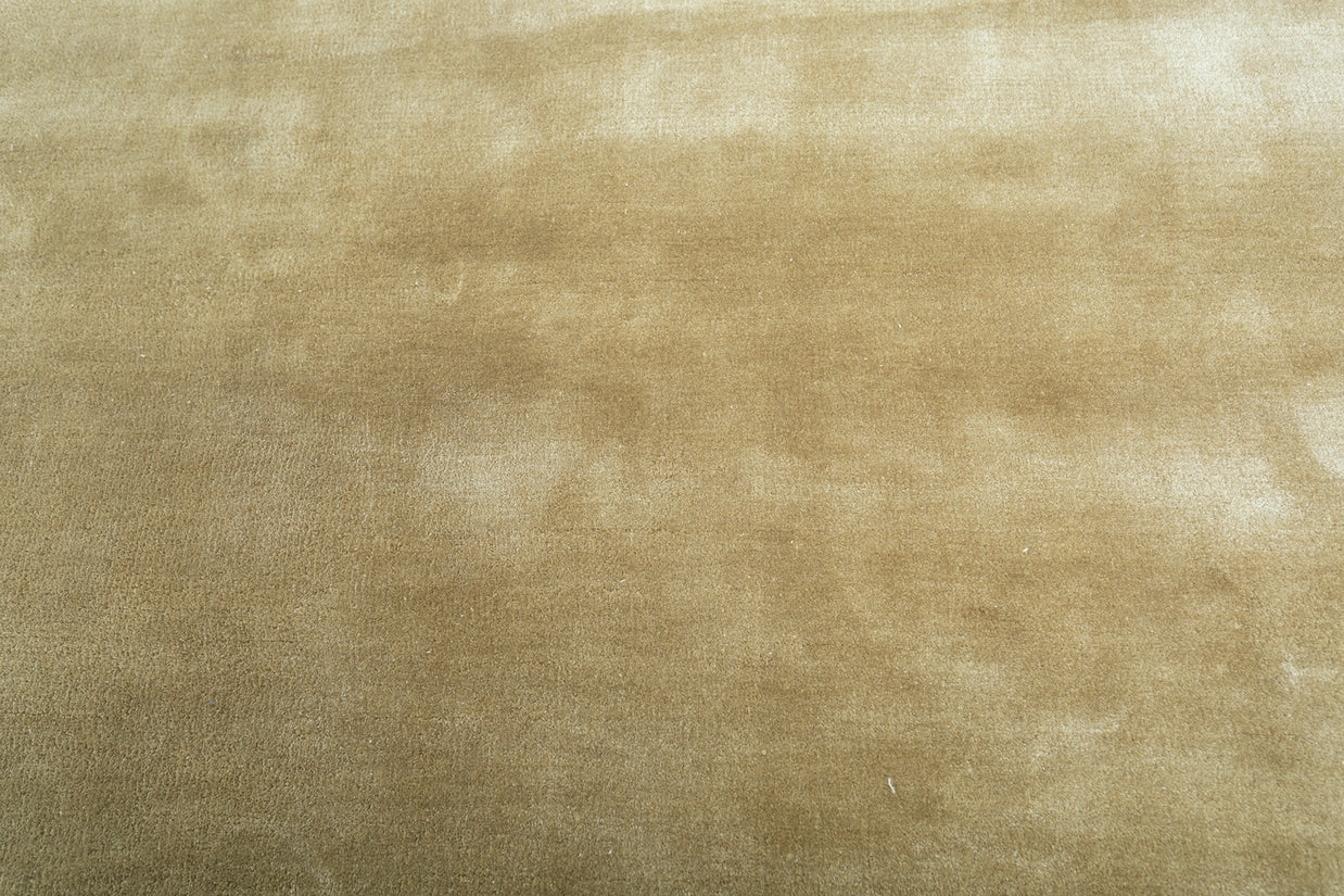 Carpet For Living room 4X6 Feet Green Viscose Rectangle Solid Rug