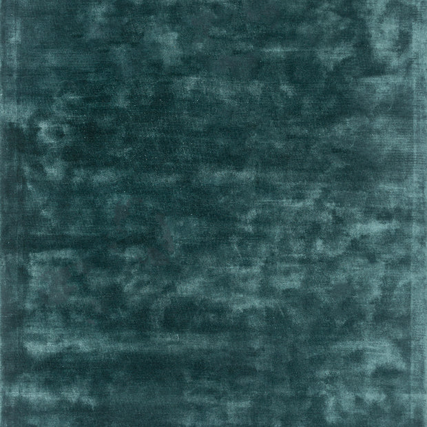 Carpet For Living room 4X6 Feet Blue Viscose Rectangle Solid Rug