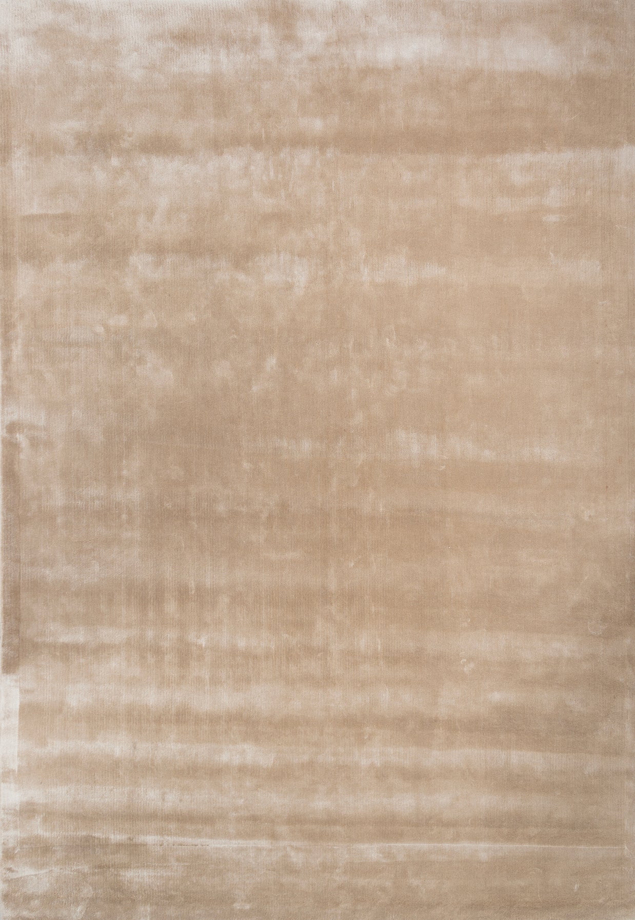 Carpet For Living room 6X9 Feet Ivory Viscose Rectangle Solid Rug