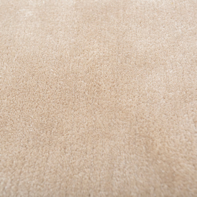 Carpet For Living room 6X9 Feet Ivory Viscose Rectangle Solid Rug