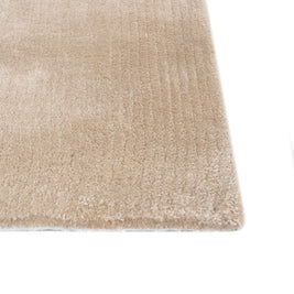 Carpet For Living room 6X9 Feet Ivory Viscose Rectangle Solid Rug