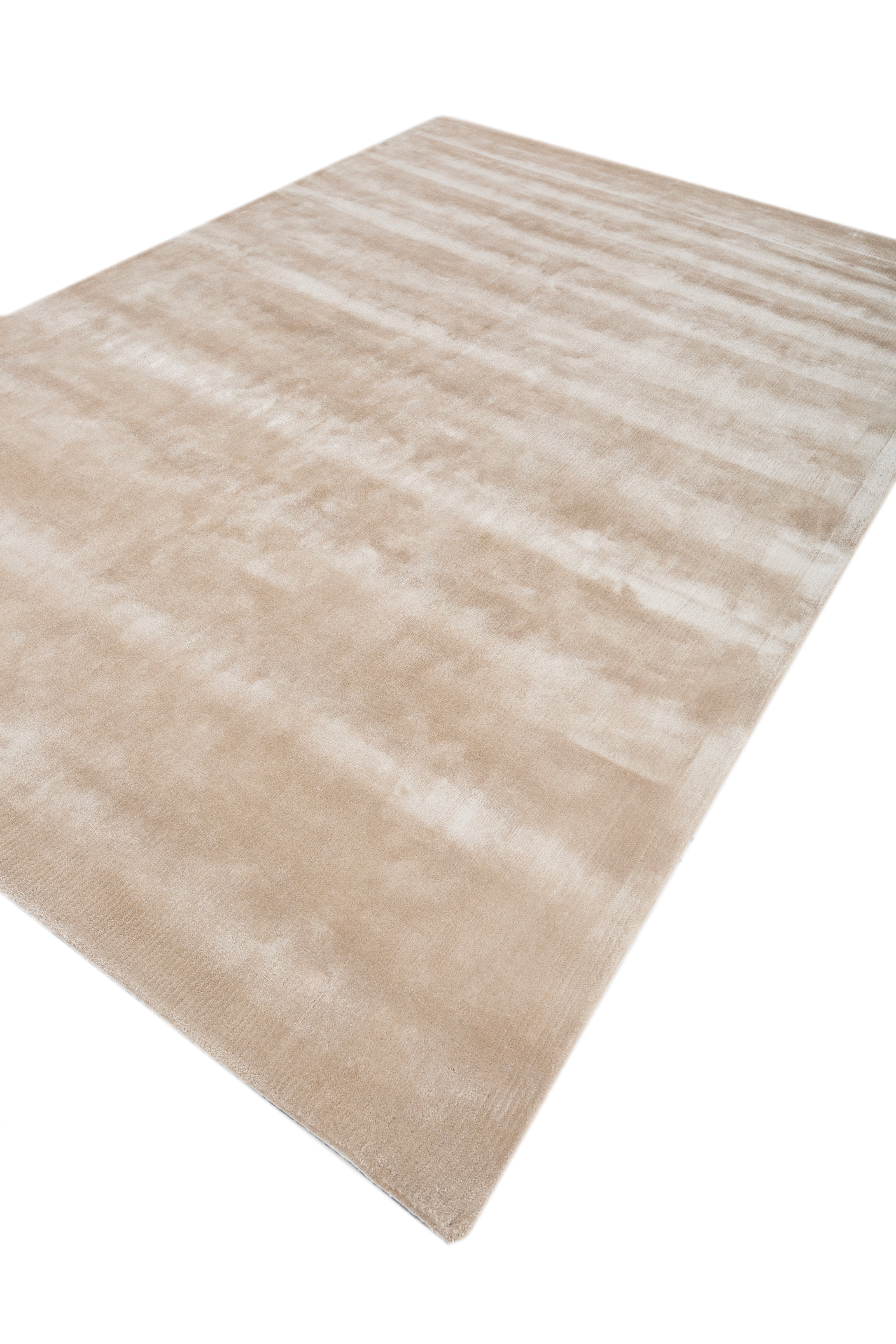 Carpet For Living room 6X9 Feet Ivory Viscose Rectangle Solid Rug