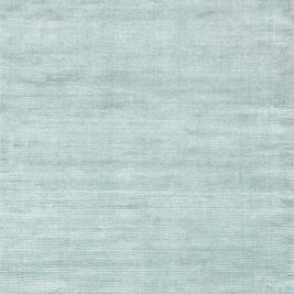 Carpet For Living room 5'6X23 Feet Blue Wool & Viscose Runner Solid Rug