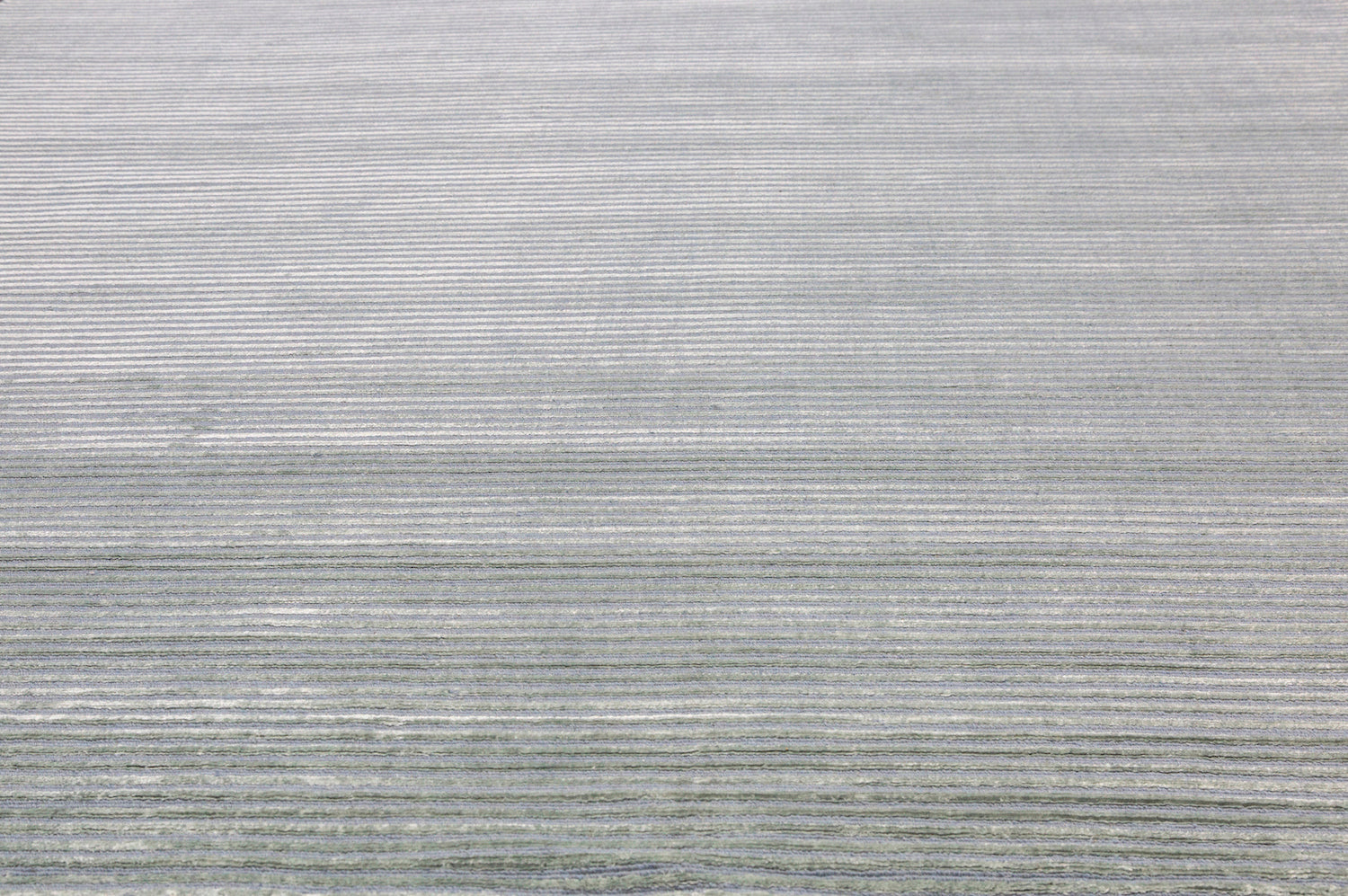 Carpet For Living room 5'6X23 Feet Blue Wool & Viscose Runner Solid Rug