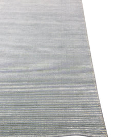 Carpet For Living room 5'6X23 Feet Blue Wool & Viscose Runner Solid Rug