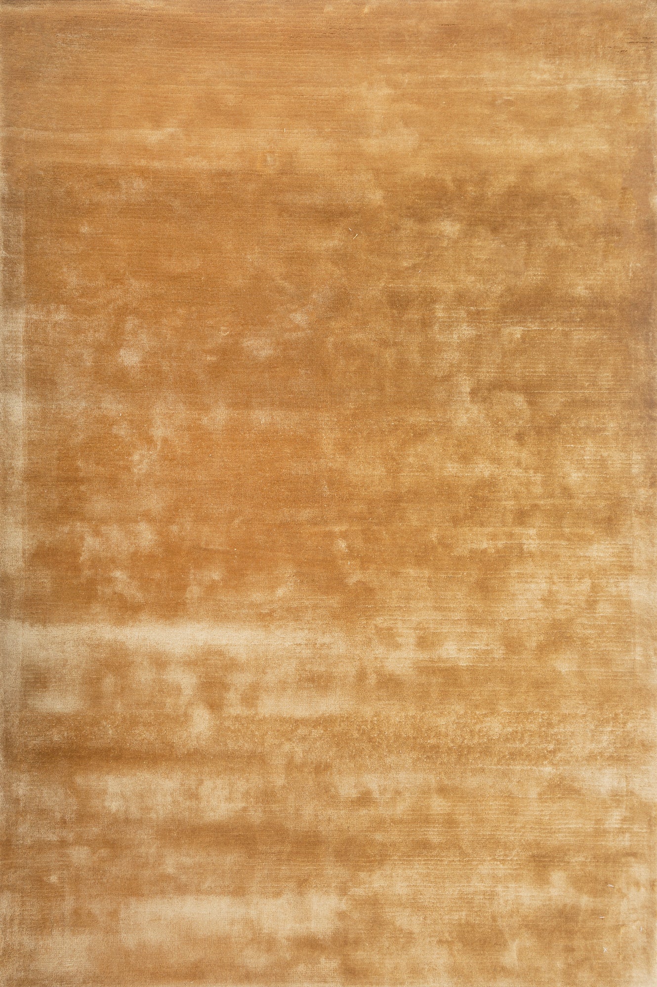 Carpet For Living room 4X6 Feet Gold Viscose Rectangle Solid Rug