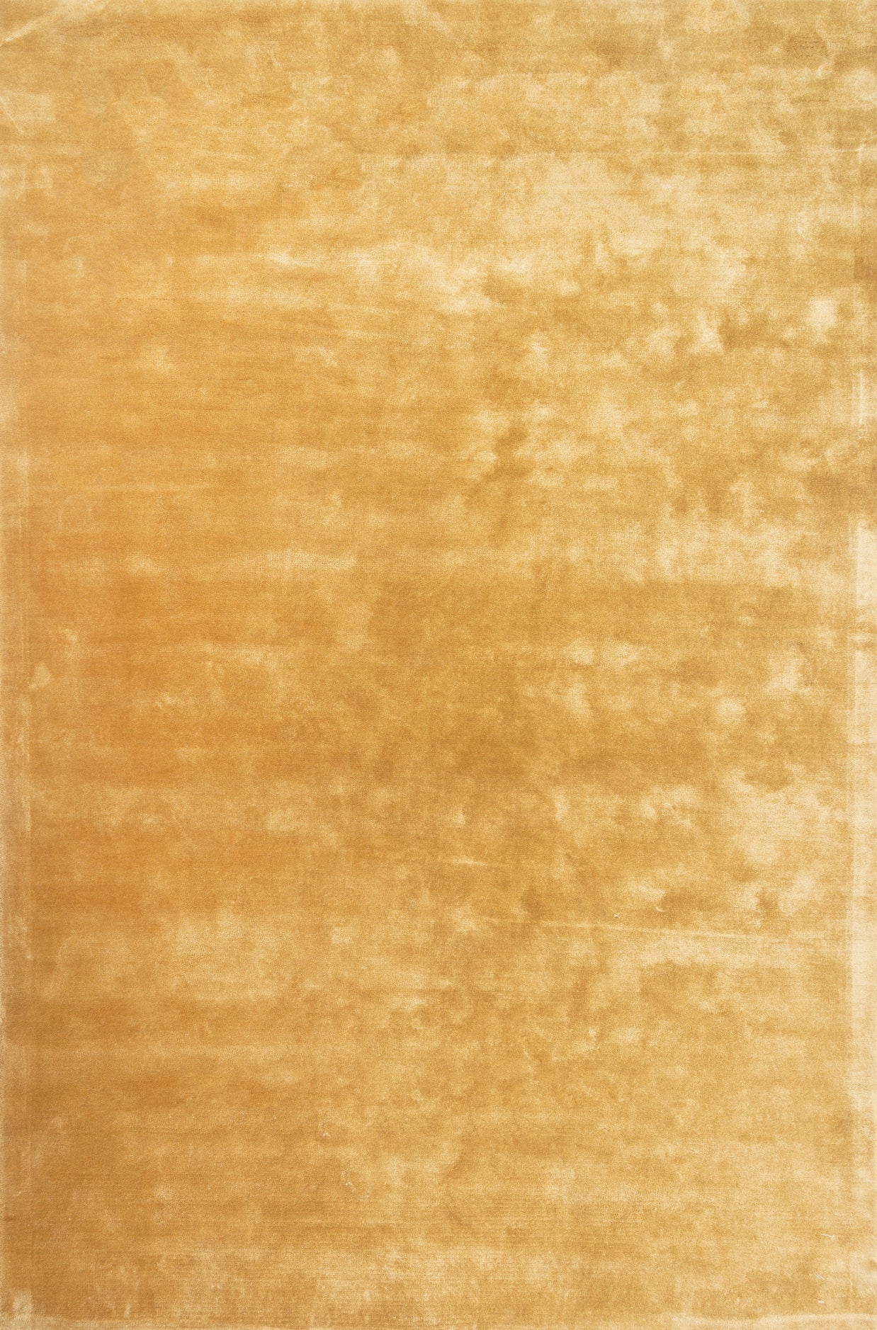 Carpet For Living room 5X8 Feet Gold Viscose Rectangle Solid Rug