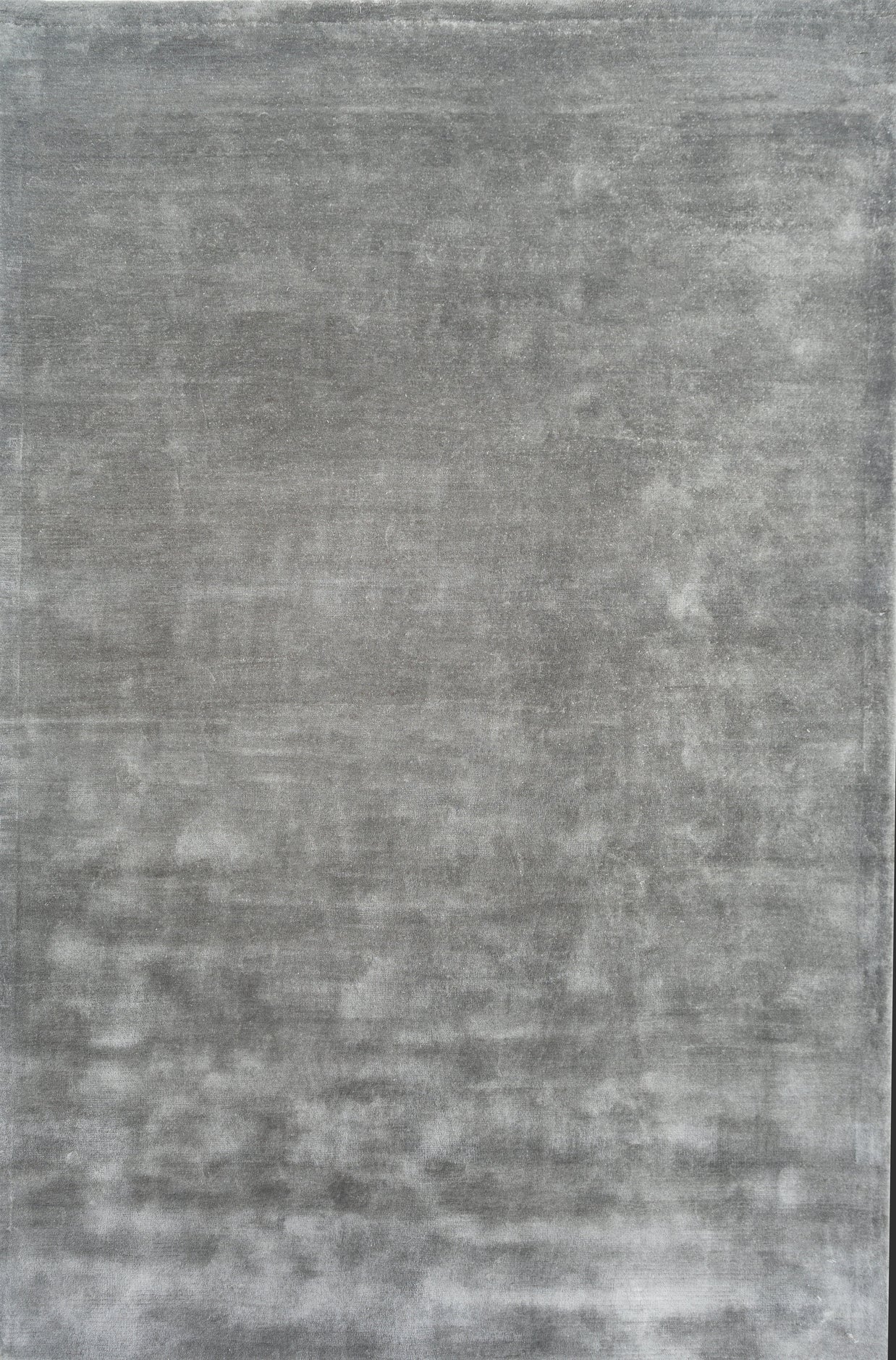 Carpet For Living room 6X9 Feet Blue Viscose Rectangle Solid Rug