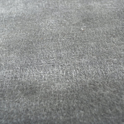 Carpet For Living room 6X9 Feet Blue Viscose Rectangle Solid Rug