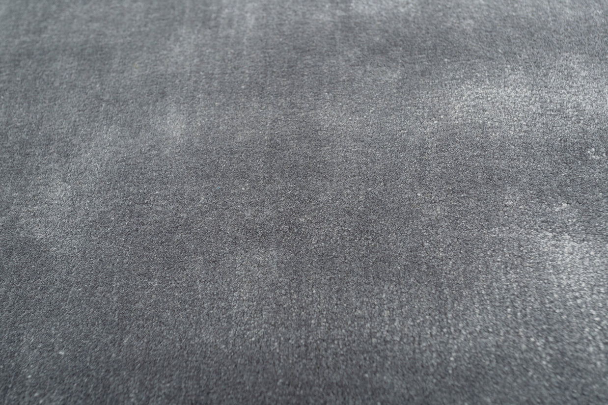 Carpet For Living room 6X9 Feet Blue Viscose Rectangle Solid Rug