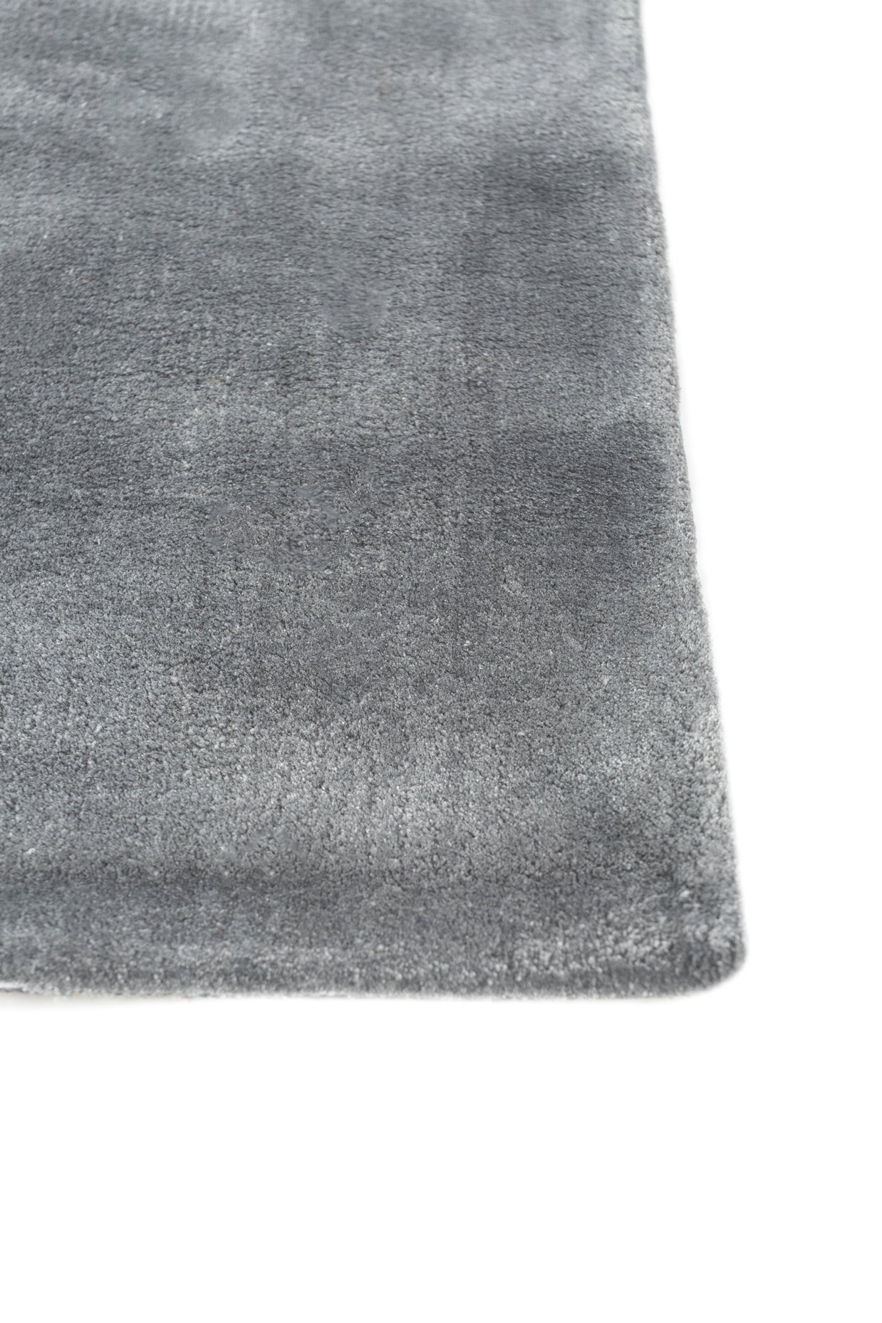 Carpet For Living room 6X9 Feet Blue Viscose Rectangle Solid Rug