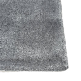 Carpet For Living room 6X9 Feet Blue Viscose Rectangle Solid Rug