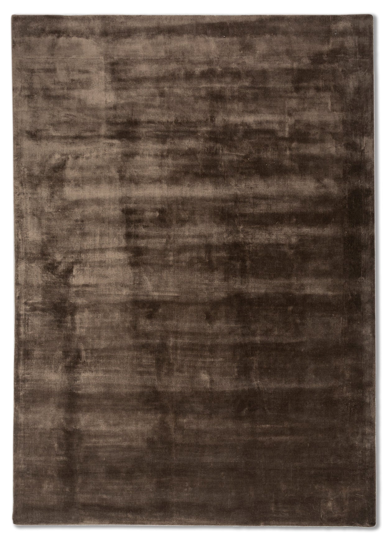 Carpet For Living room 6X9 Feet Beige And Brown Viscose Rectangle Solid Rug