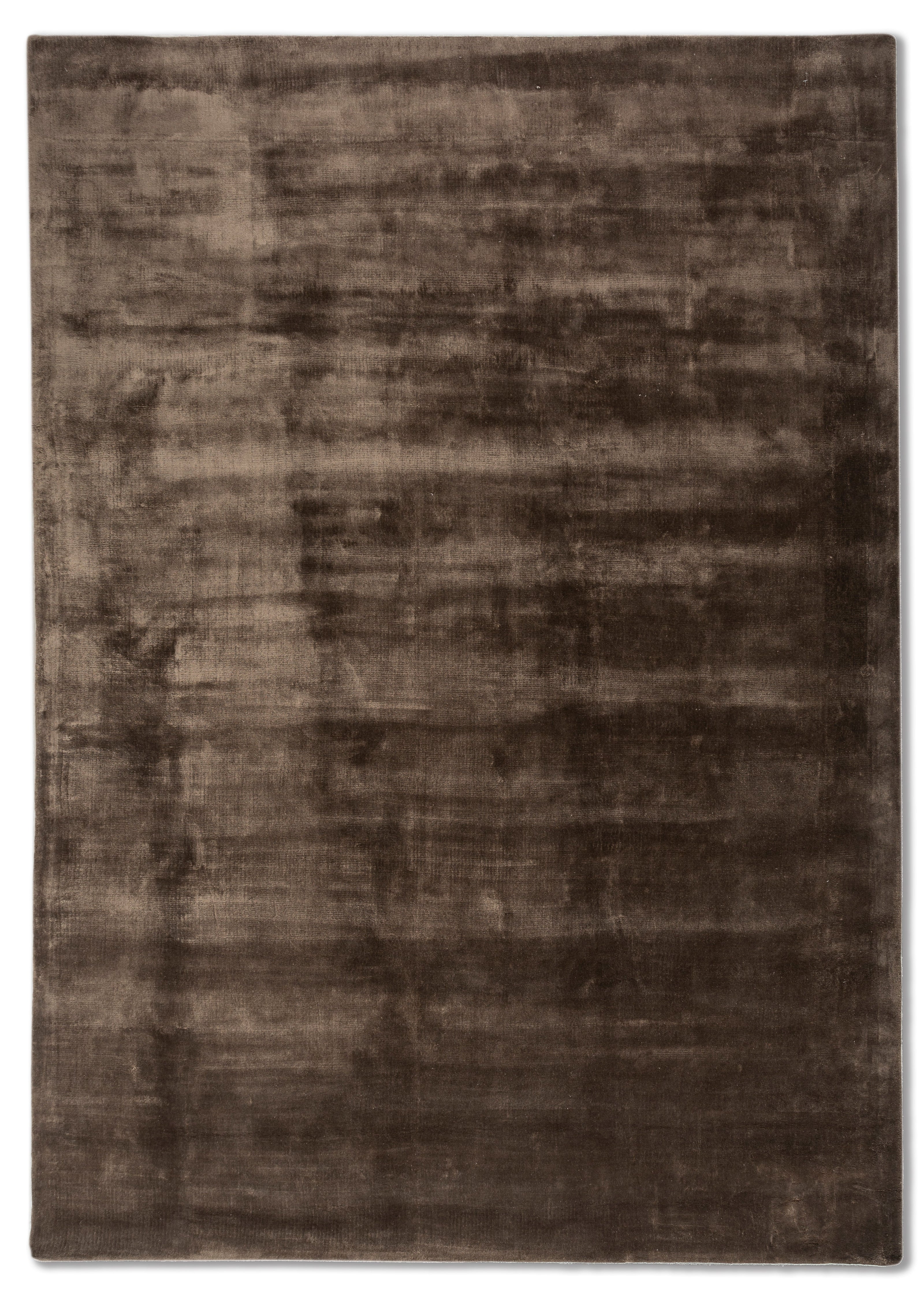 Carpet For Living room 6X9 Feet Beige And Brown Viscose Rectangle Solid Rug