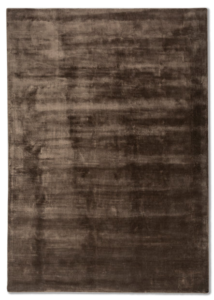 Carpet For Living room 6X9 Feet Beige And Brown Viscose Rectangle Solid Rug