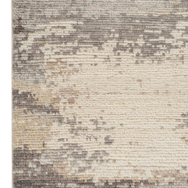 Carpet For Living room 5X8 Feet Ivory Wool Rectangle abstract Rug