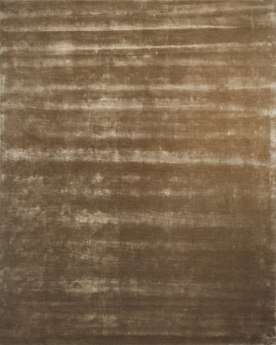 Carpet For Living room 4X6 Feet Green Viscose Rectangle Solid Rug - I MEAN DESIGN