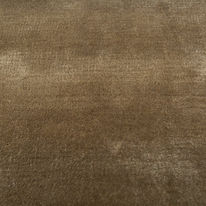 Carpet For Living room 4X6 Feet Green Viscose Rectangle Solid Rug