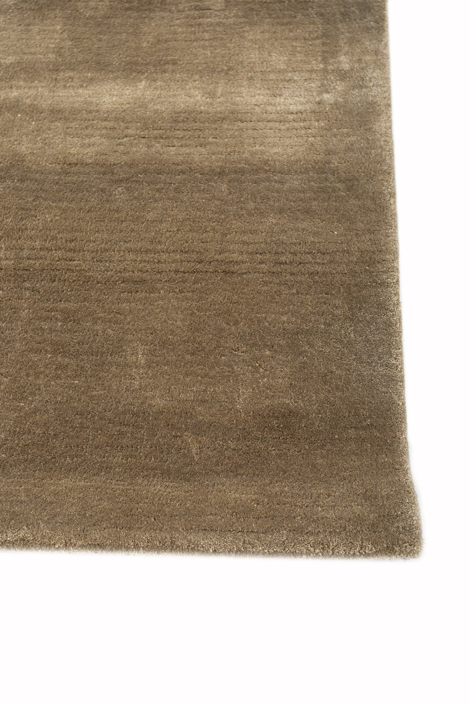Carpet For Living room 4X6 Feet Green Viscose Rectangle Solid Rug - I MEAN DESIGN
