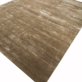 Carpet For Living room 4X6 Feet Green Viscose Rectangle Solid Rug