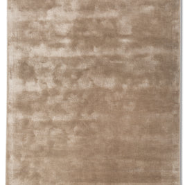 Carpet For Living room 4X6 Feet Beige And Brown Viscose Rectangle Solid Rug