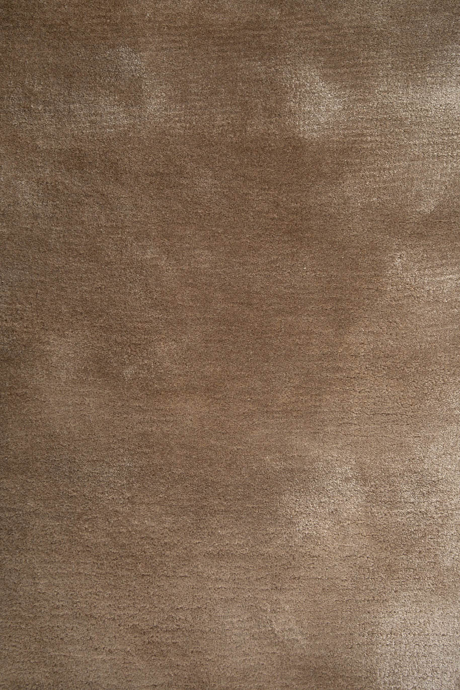 Carpet For Living room 4X6 Feet Beige And Brown Viscose Rectangle Solid Rug - I MEAN DESIGN