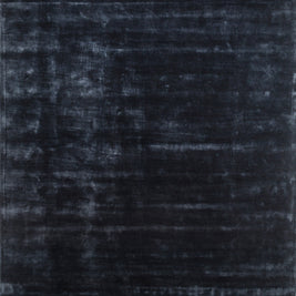 Carpet For Living room 6X9 Feet Blue Viscose Rectangle Solid Rug