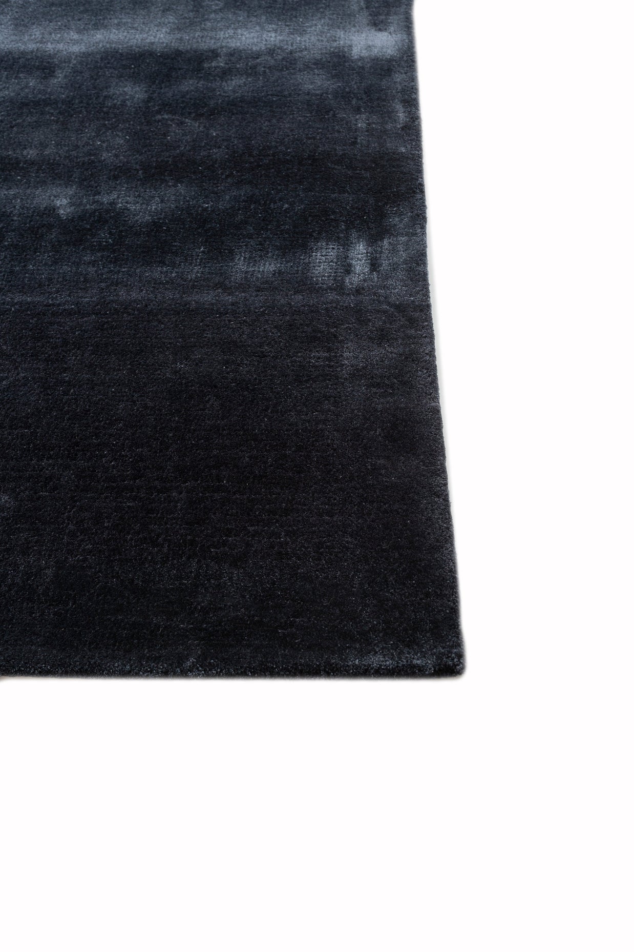 Carpet For Living room 6X9 Feet Blue Viscose Rectangle Solid Rug