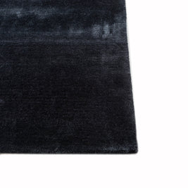 Carpet For Living room 6X9 Feet Blue Viscose Rectangle Solid Rug