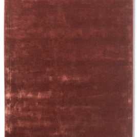 Carpet For Living room 6X9 Feet Red And Orange Viscose Rectangle Solid Rug