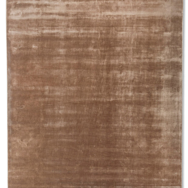 Carpet For Living room 6X9 Feet Beige And Brown Viscose Rectangle Solid Rug