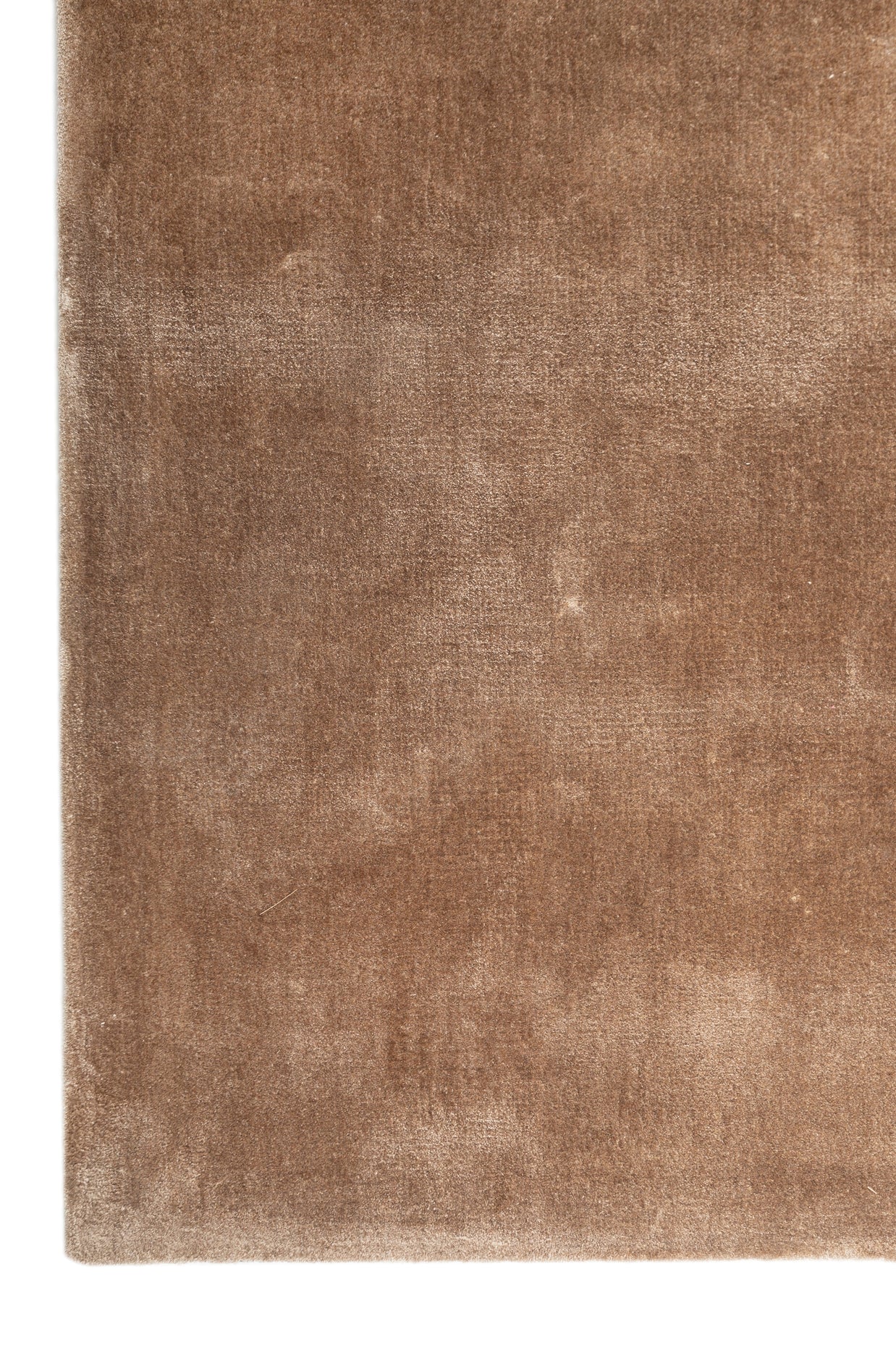 Carpet For Living room 6X9 Feet Beige And Brown Viscose Rectangle Solid Rug