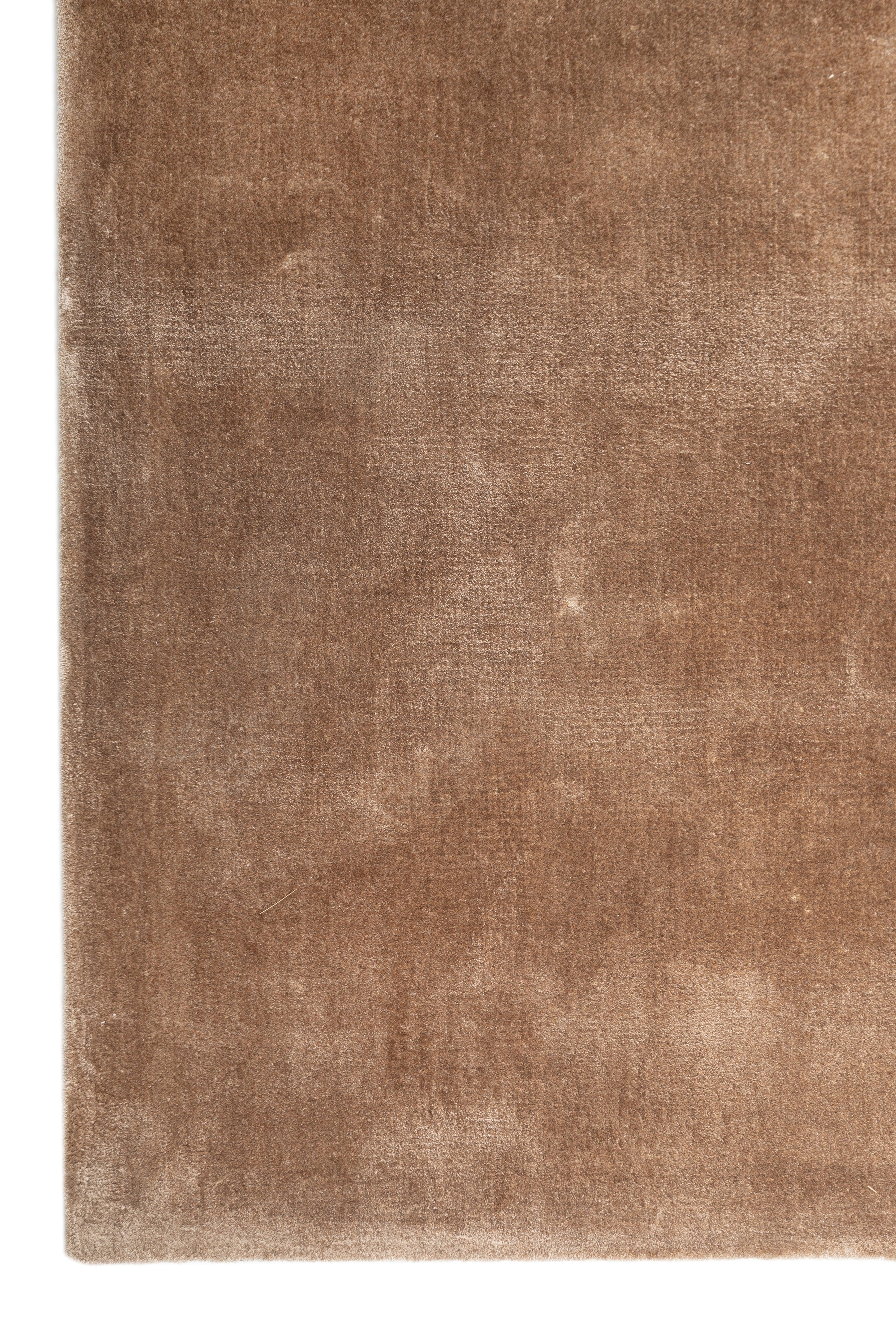 Carpet For Living room 6X9 Feet Beige And Brown Viscose Rectangle Solid Rug