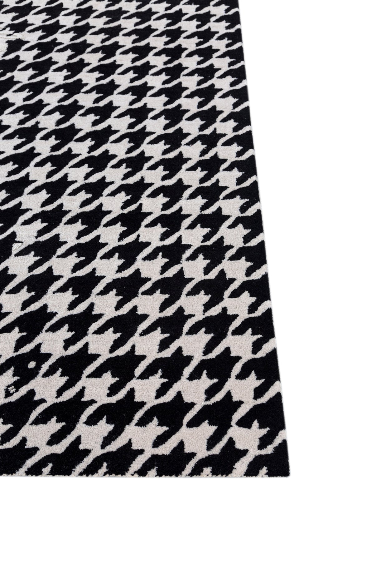 Carpet For Living room 6X9 Feet Ivory Wool and Viscose Rectangle Graphic and Art Deco Rug