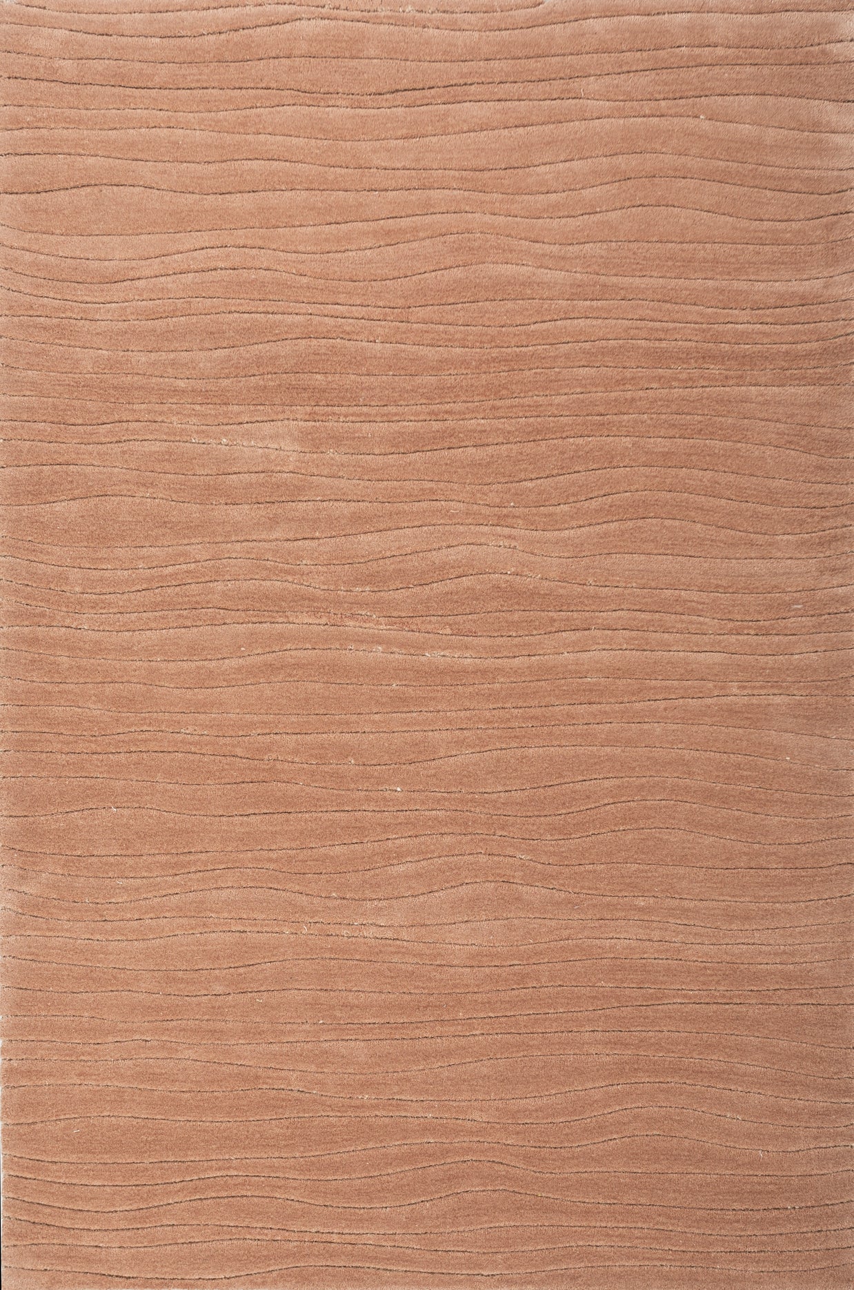 Carpet For Living room 4X6 Feet Red And Orange Wool Rectangle Solid Rug