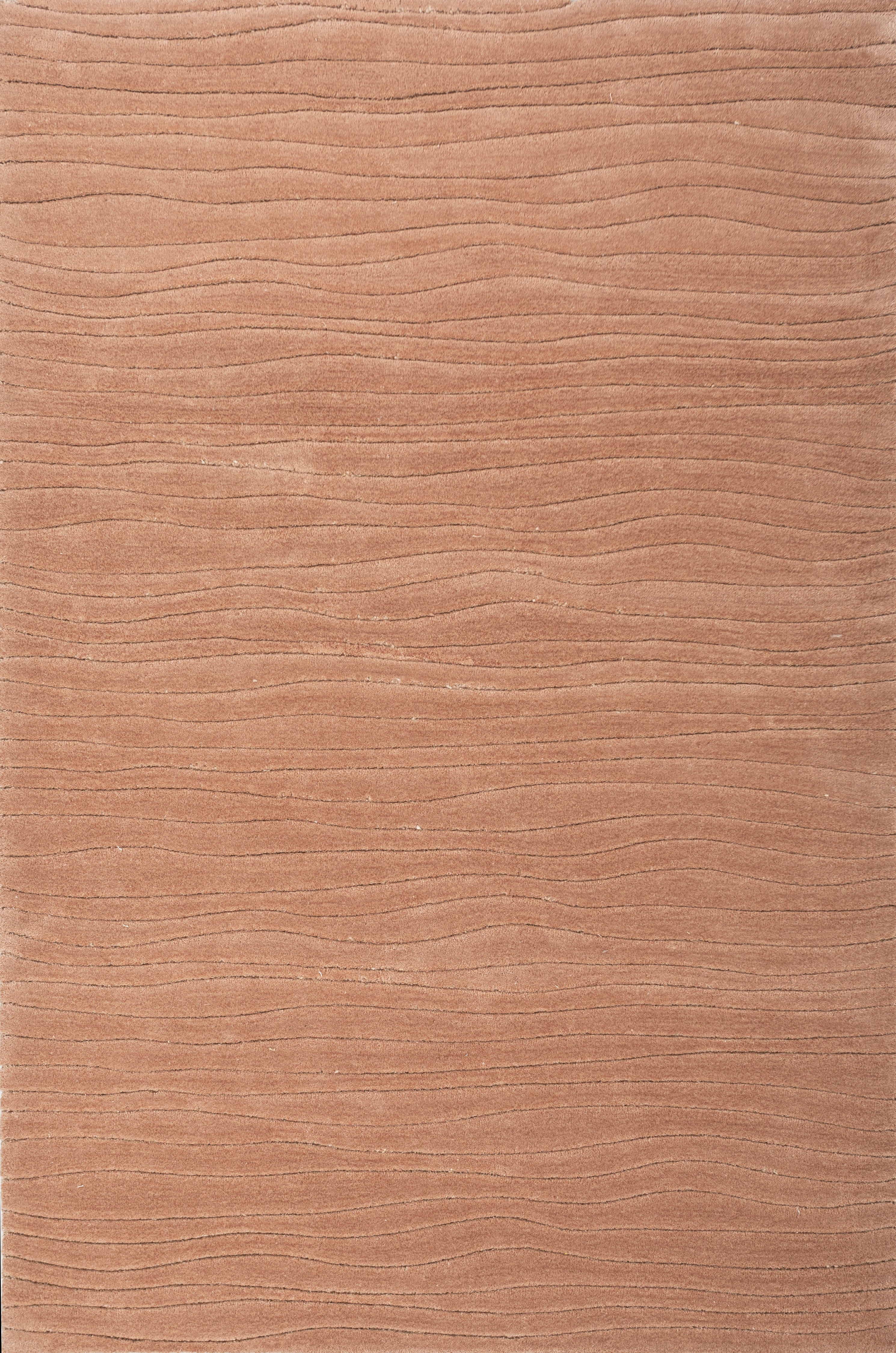 Carpet For Living room 4X6 Feet Red And Orange Wool Rectangle Solid Rug