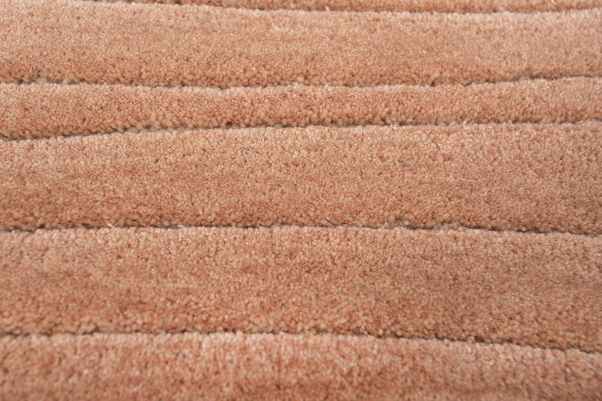 Carpet For Living room 4X6 Feet Red And Orange Wool Rectangle Solid Rug