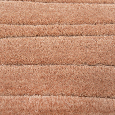 Carpet For Living room 4X6 Feet Red And Orange Wool Rectangle Solid Rug