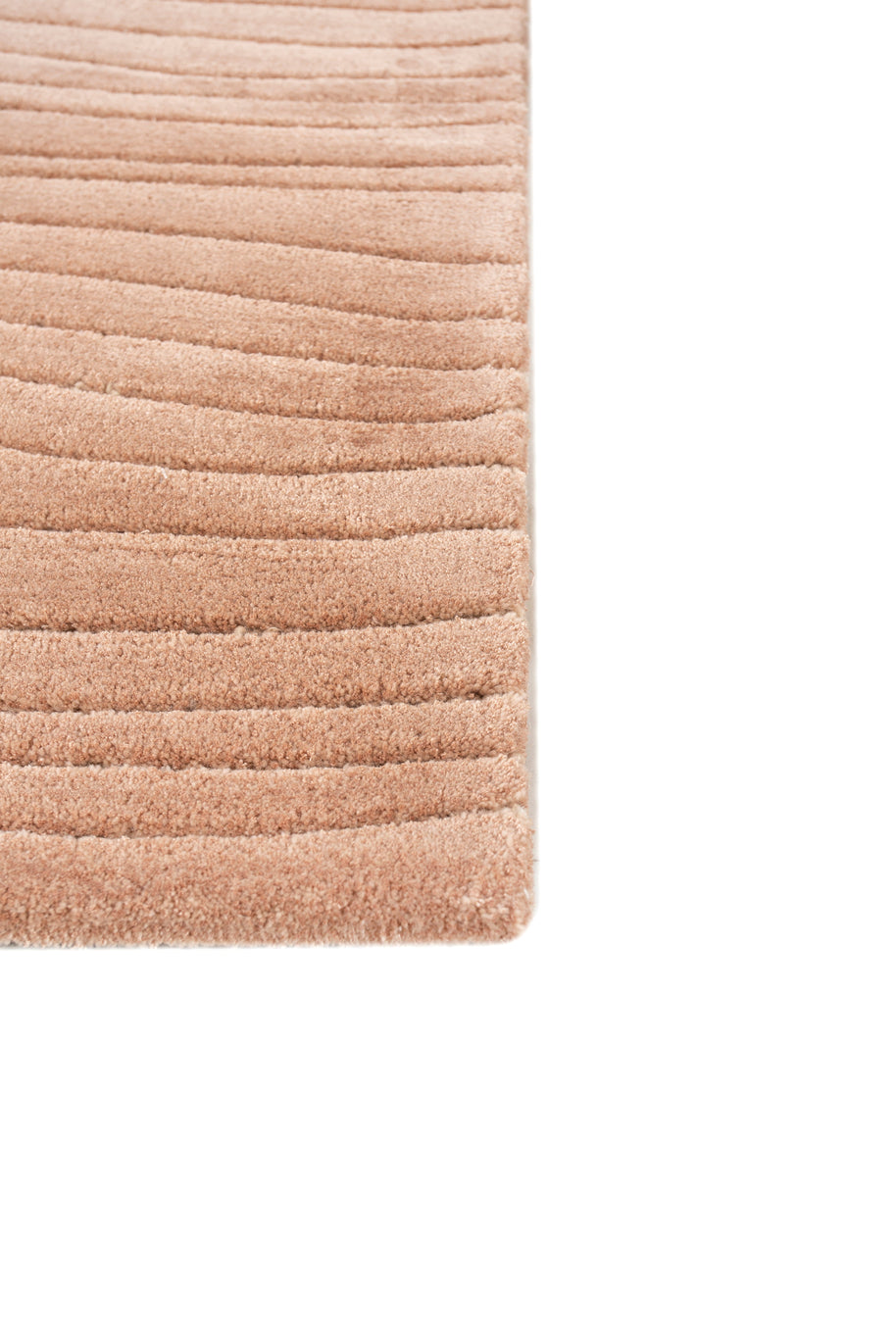 Carpet For Living room 4X6 Feet Red And Orange Wool Rectangle Solid Rug - I MEAN DESIGN