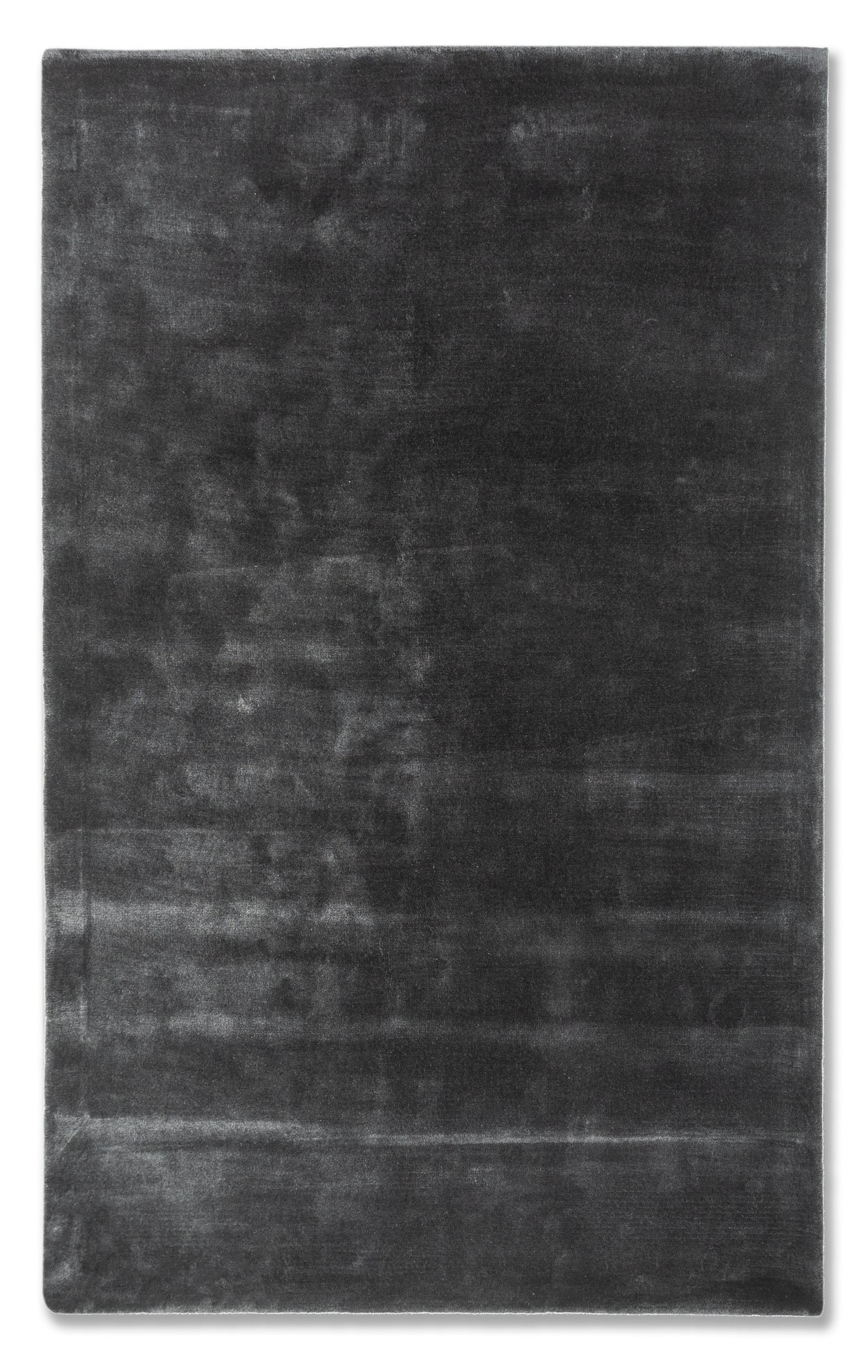 Carpet For Living room 4X6 Feet Blue Viscose Rectangle Solid Rug