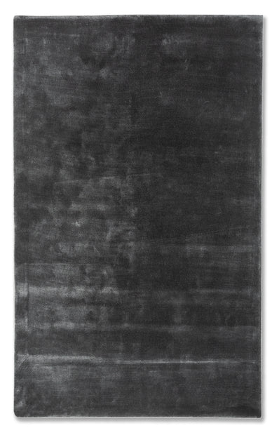 Carpet For Living room 4X6 Feet Blue Viscose Rectangle Solid Rug