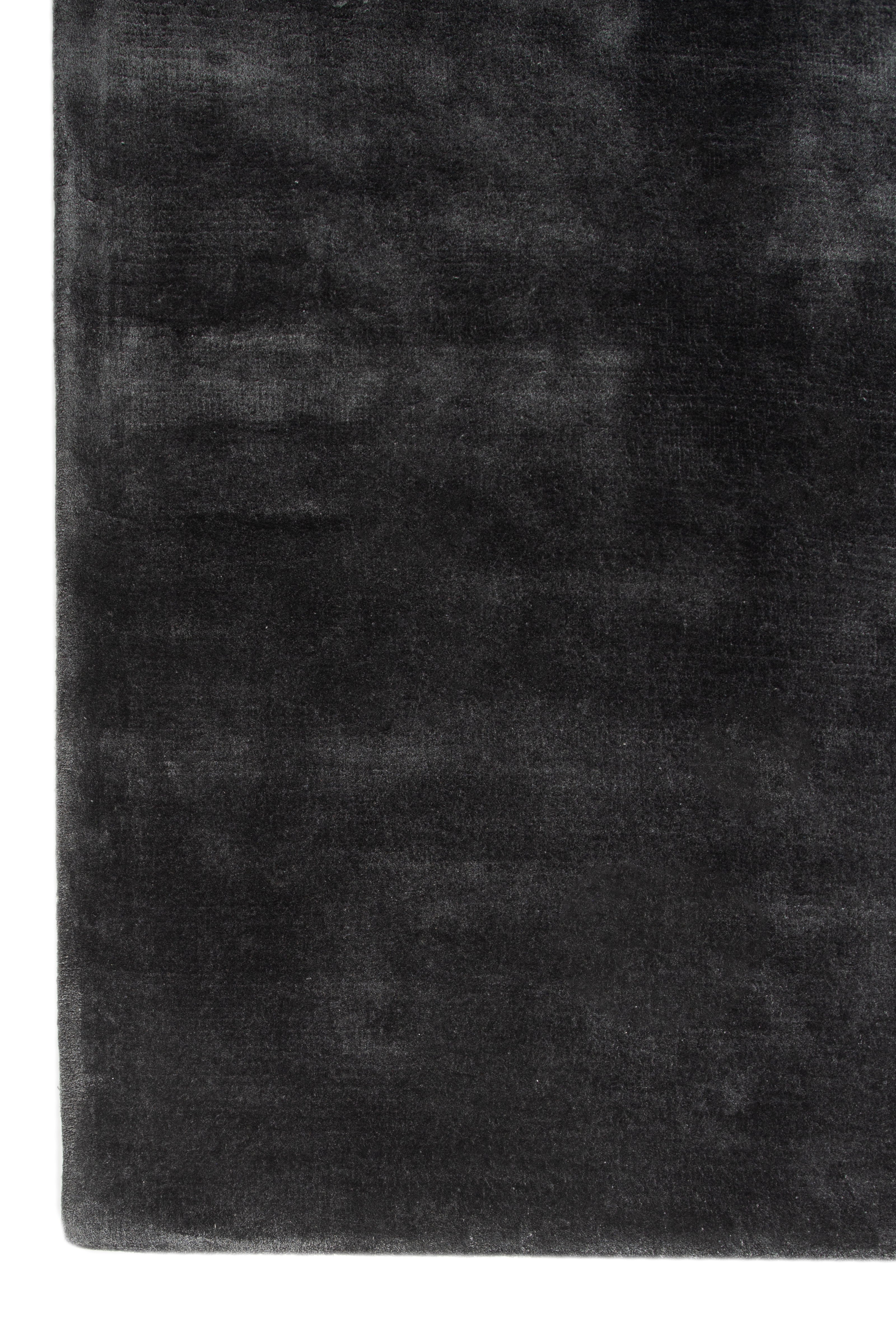 Carpet For Living room 4X6 Feet Blue Viscose Rectangle Solid Rug