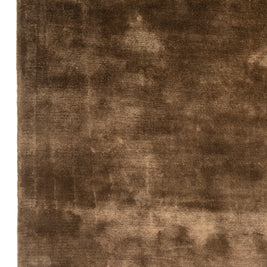 Carpet For Living room 5X8 Feet Beige And Brown Viscose Rectangle Solid Rug