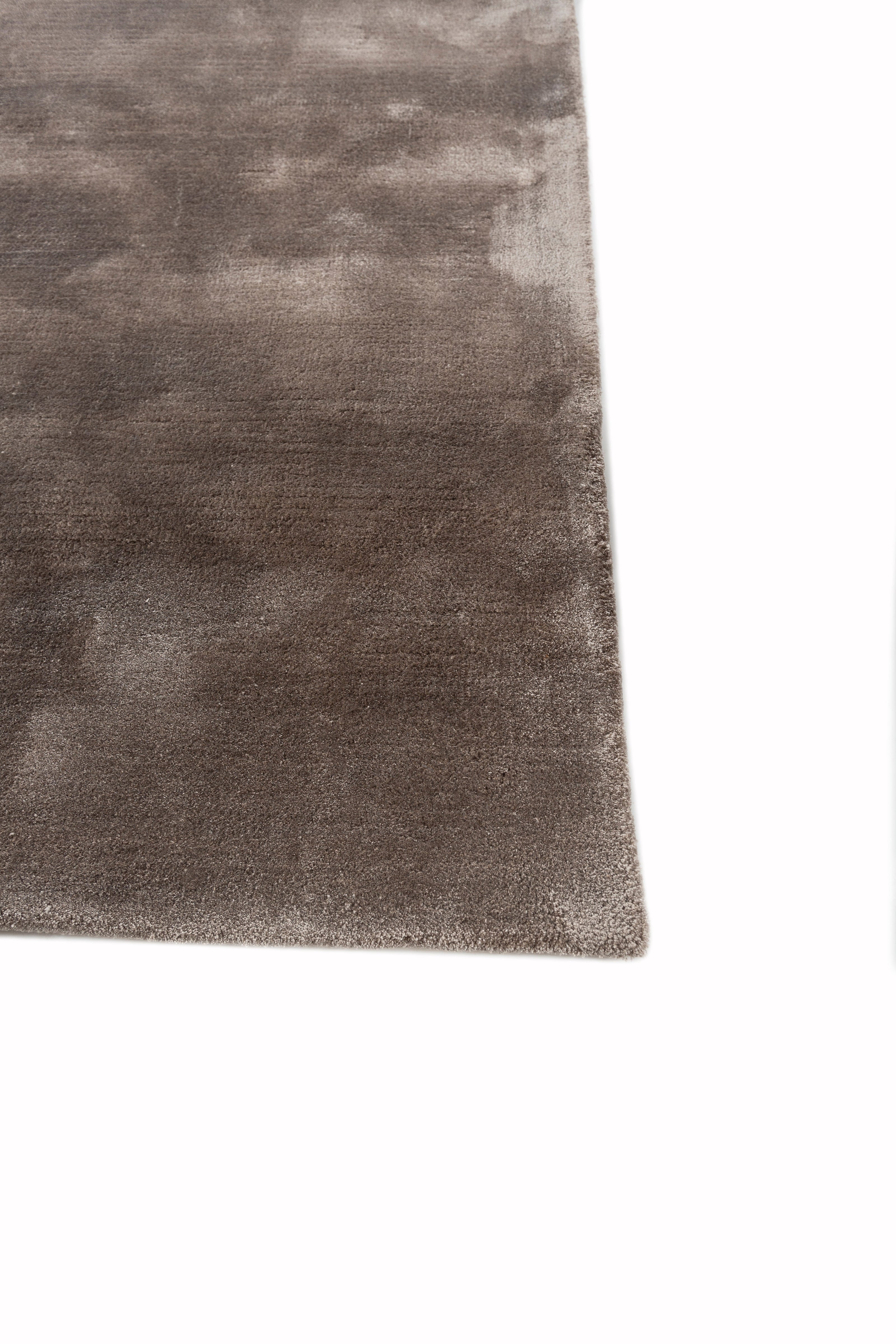 Carpet For Living room 6X9 Feet Grey And Black Viscose Rectangle Solid Rug